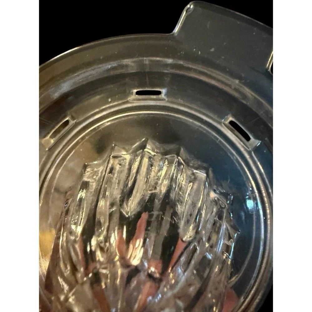 Vintage Clear Glass Orange Reamer Juicer Small Chip